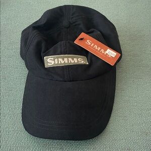 Simms Long Bill Fishing Cap with Logo